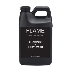 Shampoo y Gel de Baño para Descontaminación FLAME Decon 64 Oz. (1.9 Lts.)