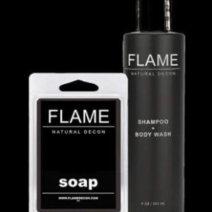 Kit de Shampoo/Body Wash + Jabón Flame Decon